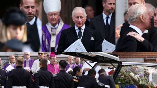 Κηδεία Δούκισσας του Κεντ: Το πρωτόκολλο που έσπασε ο βασιλιάς Κάρολος και τα χαμόγελα του πρίγκιπα Άντριου που δεν άρεσαν [εικόνες]