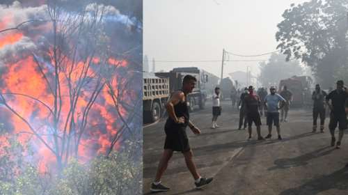 Εικόνες πολέμου στη Νέα Αγχίαλο: Ισχυρές εκρήξεις από πυρομαχικά και ωστικό κύμα - Εκκενώθηκε η περιοχή [Εικόνες - Βίντεο]