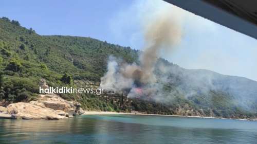 Φωτιά στο Άγιο Όρος: Ενισχύθηκαν οι πυροσβεστικές δυνάμεις [Εικόνες, βίντεο]