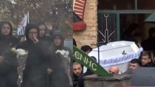Ξάνθη: Θρήνος στην κηδεία του 16χρονου Παντελή που πέθανε από διαρροή αερίου - Τραγική φιγούρα η μητέρα του [εικόνες - βίντεο]