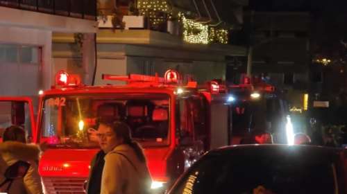 Φωτιά σε κατοικία στην Λαμπρινή- Ξεκίνησε από κλιματιστικό [βίντεο]