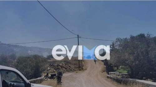 Υπό μερικό έλεγχο η φωτιά στην Κάρυστο: &quot;Οι φλόγες καίνε μέσα σε παραθεριστικές κατοικίες&quot;, λέει ο δήμαρχος