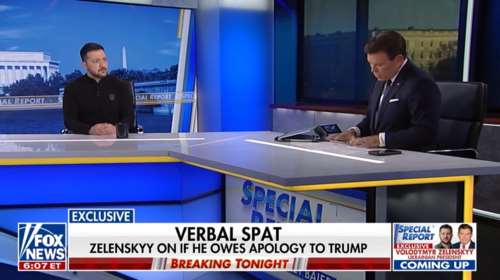 Ζελένσκι στο Fox News: Δεν οφείλω να ζητήσω συγγνώμη από τον Τραμπ - Κανείς δεν θέλει την ειρήνη περισσότερο από εμάς