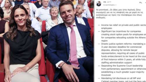 Αυτό είναι το e-mail (στα αγγλικά) που έστειλε ο Κασσελάκης στην Αχτσιόγλου- Δεν του απάντησε ποτέ