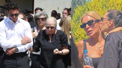 Κηδεία Αλεξάνδρας Νικολαΐδου: Απαρηγόρητη η μητέρα της, είχε χάσει τον σύζυγό της πριν λίγο καιρό - Τα δάκρυα της Κατερίνας Καινούργιου