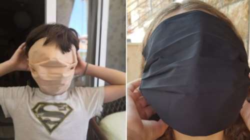 Κατασκευαστής των μασκών- γίγας για τους μαθητές: Φταίει η ΚΕΔΕ, εμείς είχαμε πει ότι είναι μεγάλες