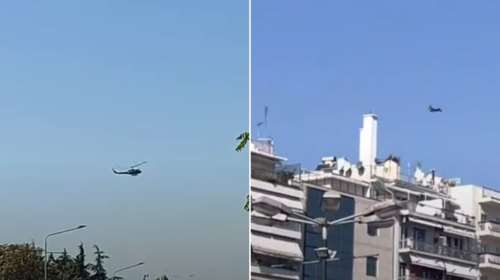 Θεσσαλονίκη: Μαχητικά αεροπλάνα και ελικόπτερα στους ουρανούς της πόλης ενόψει 28ης Οκτωβρίου [βίντεο]