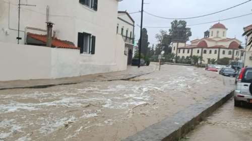 Κακοκαιρία Bora στη Λήμνο: Εκκενώνεται ο οικισμός Κοντιά - Υπερχείλισε φράγμα