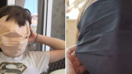 Άνοιγμα σχολείων: Πάρτι στο Twitter με τις τεράστιες μάσκες που πήραν οι μαθητές - &quot;Το επιπλέον ύφασμα κάνει και για φόρμα&quot;