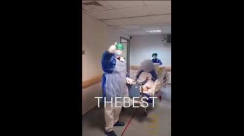 Συγκινητικό βίντεο: 52χρονος παίρνει εξιτήριο από ΜΕΘ μετά από 20 μέρες μάχης με τον κορονοϊό