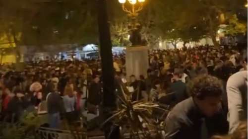 Χαμός με κορονοπάρτι στο κέντρο της Αθήνας: &quot;Δεν κάναμε παρέμβαση για να μην έχουμε σκηνικά Ν. Σμύρνης&quot;, λέει η ΕΛ.ΑΣ.