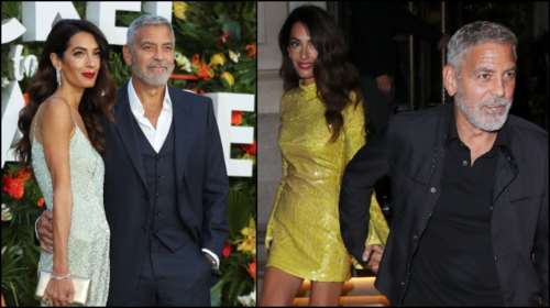 Αμάλ Κλούνεϊ: Έφερε το slinky slip dress στο κόκκινο χαλί - Το vintage Galliano και το σούπερ μίνι party dress