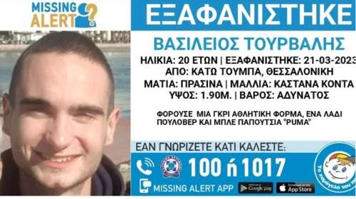 Χαμόγελο του Παιδιού: Στο εξωτερικό βρέθηκε ο 20χρονος από την Κάτω Τούμπα