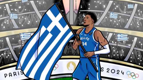 Η FIBA τίμησε τον Γιάννη Αντετοκούνμπο - Φοβερό ποστ με τον Greek Freak σημαιοφόρο στο Παρίσι