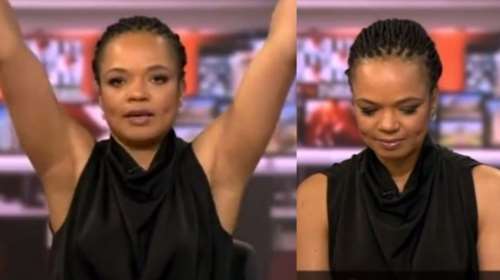 BBC: Παρουσιάστρια "πιάστηκε" να τεντώνεται on air - Αισθάνθηκε άβολα και χαμήλωσε το βλέμμα