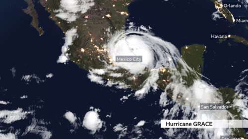 Μεξικό: Σαρωτικό πέρασμα του τυφώνα Grace από τις ανατολικες αχθές