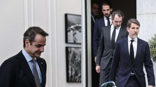 Η συνάντηση Μητσοτάκη με τους γιους του τέως βασιλιά Κωνσταντίνου- Το τηλεφώνημα στην Άννα Μαρία