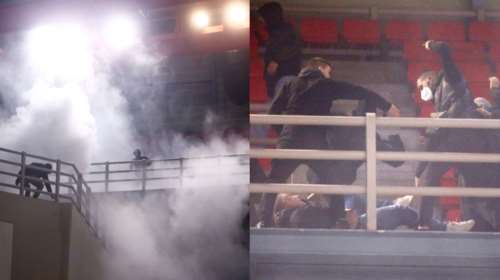 Εικόνες ντροπής στα Άνω Λιόσια: Οπαδοί της ΑΕΚ επιτέθηκαν σε Ιταλούς που ήταν στον αγώνα με τη Ρέτζιο Εμίλια