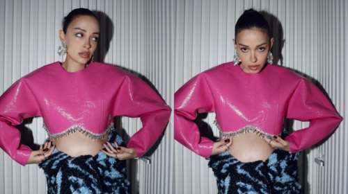 Η Ελένη Φουρέιρα και η... Μπάρμπαρα: &quot;Κρατάω ζεστή τη φουσκωμένη μου κοιλιά&quot; [Εικόνες]