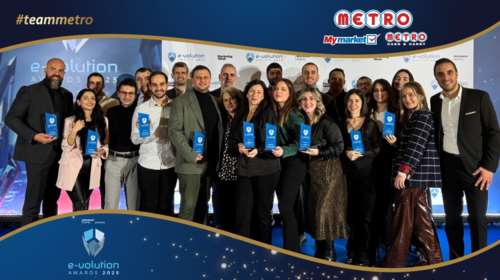 10 διακρίσεις για τα e-shop των METRO Cash &amp; Carry και My market στα e-volution Awards 2025!