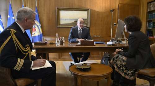 Μήνυμα δυσαρέσκειας Δένδια στη Γαλλίδα πρέσβη: Αντίθετη η Ελλάδα στην πώληση πυραύλων Meteor στην Τουρκία