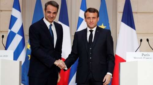 Συνάντηση Μητσοτάκη - Μακρόν σήμερα στο Παρίσι