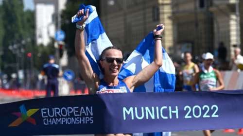 Αντιγόνη Ντρισμπιώτη: Τα δάκρυά της στον τερματισμό και το τρυφερό φιλί στο σύζυγό της για το χρυσό μετάλλιο [βίντεο]