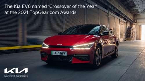 Το Kia EV6 ανακηρύχθηκε &quot;Crossover της Χρονιάς&quot; στα TopGear.com 2021 Awards
