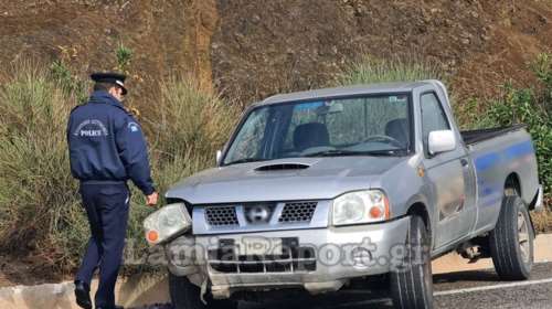 Σοβαρό τροχαίο στον Δομοκό: Οδηγός εσφενδονίστηκε έξω από αγροτικό [Εικόνες, βίντεο]