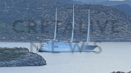 Κρήτη: Στον κόλπο του Μιραμπέλο το μεγαλύτερο γιοτ του κόσμου - Σε ποιον ανήκει [εικόνες]