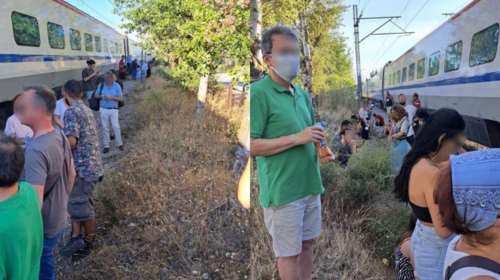 &quot;Λευκό Βέλος&quot;: Απίστευτη ταλαιπωρία για τους επιβάτες - Ακινητοποιήθηκε ο συρμός, εγκλωβίστηκαν για ώρες [Εικόνες]