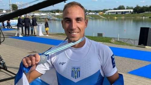 &quot;Ασημένιος&quot; στο Παγκόσμιο Πρωτάθλημα Κωπηλασίας ο Αντώνης Παπακωνσταντίνου [βίντεο]