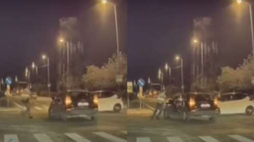 Θρασύτατος οδηγός δεν σταματάει στην υπόδειξη του τροχονόμου και πάει να τον πατήσει