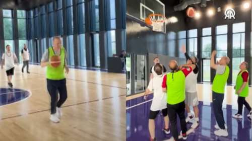 Τουρκία: Μπάσκετ με βουλευτές έπαιξε ο Ερντογάν [Βίντεο]