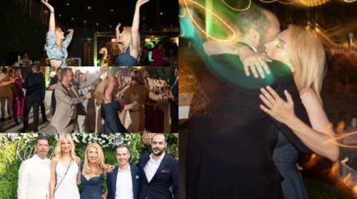 Μαρία Ηλιάκη: Νέες φωτογραφίες από το πάρτι για τη βάφτιση της κόρης της - Η τρυφερή αγκαλιά και ο ξέφρενος χορός