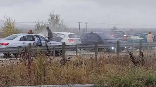 Δομοκός: Απίστευτη καραμπόλα με 6 οχήματα - Τραυματίστηκαν δύο γυναίκες