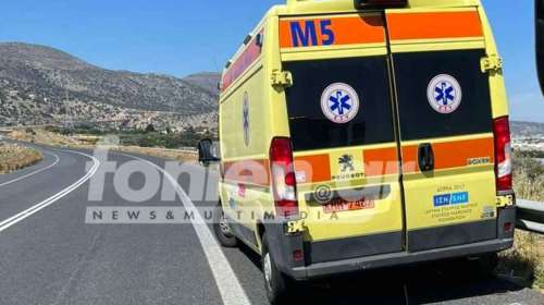 Κρήτη: Έσκασε το λάστιχο σε εν κινήσει ασθενοφόρο που μετέφερε νεογέννητο σε θερμοκοιτίδα [Εικόνες]