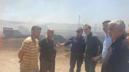 Στα καμένα της Μαγνησίας κλιμάκιο του ΠΑΣΟΚ: Άμεσα να αποζημιωθούν όλοι όσοι επλήγησαν από τη φωτιά