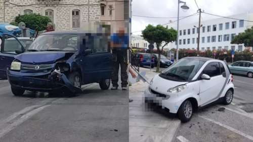 Απίστευτο τροχαίο στη Σύρο: Οδηγούσε αιμόφυρτος και έπεσε πάνω σε δύο αμάξια και μία μηχανή