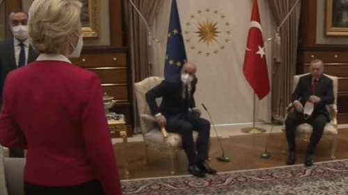 Sofa-Gate: Τι είπε ο Σαρλ Μισέλ για το &quot;καψόνι&quot; του Ερντογάν στην φον ντερ Λάιεν και το...πρωτόκολλο