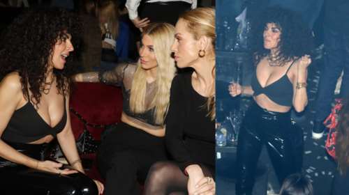 Μαρία Σολωμού: Η σέξι total black εμφάνιση στα μπουζούκια και ο ξέφρενος χορός [Εικόνες]