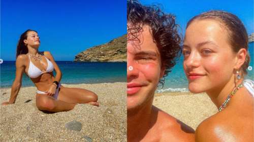 Άγγελος Λάτσιος - Γαία Μερκούρη: Μαζί για βουτιές στην Άνδρο - Το μαγιό που εντυπωσίασε [Εικόνες]