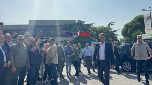 Έφτασε στη ΔΕΘ ο Μητσοτάκης – Συναντήθηκε με τον Γερμανό αντικαγκελάριο Χάμπεκ [βίντεο, εικόνες]