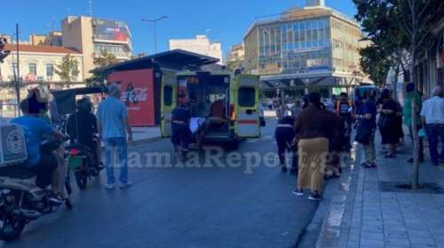 Πανικός στη Λαμία: Ηλικιωμένος οδηγός παρέσυρε γυναίκα και την εγκατέλειψε - Χτύπησε και μηχανάκι [εικόνες, βίντεο]