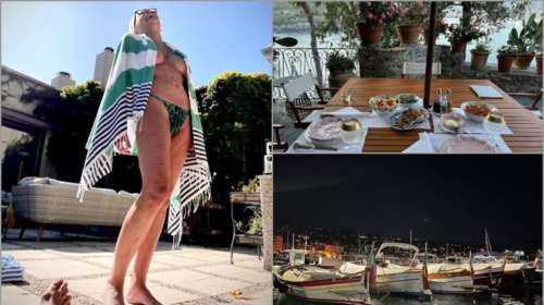 Σάρον Στόουν: Σχεδόν ολόγυμνη στα 64 της δίπλα στην πισίνα - Οι χαλαρωτικές διακοπές στο Πορτοφίνο