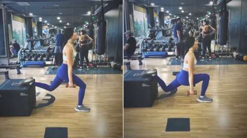 &quot;Φέτες&quot; η Μελίνα Νικολαΐδη: Γυμνάζεται και ο Αλέξανδρος Πολυχρονιάδης την καμαρώνει [Βίντεο]