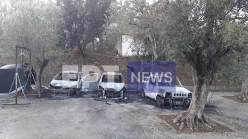 Λέσβος: Προφυλακίστηκε 60χρονος Αγγλος για τον εμπρησμό 18 αυτοκινήτων και 2 μηχανών