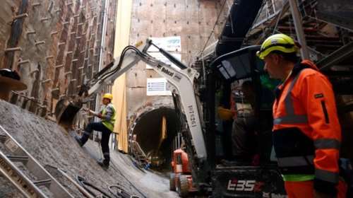 Στα άδυτα της νέας Γραμμής 4 του Μετρό: Οι &quot;δίδυμοι&quot; μετροπόντικες και οι 15 νέοι σταθμοί [εικόνες - βίντεο]