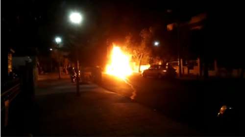 Θεσσαλονίκη: Επίθεση με μολότοφ στο αστυνομικό τμήμα Θερμαϊκού