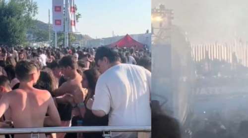 Waterboom Festival 2023: Η στιγμή που πέφτουν δακρυγόνα στην αρένα - Πανικός σε παιδιά και γονείς [Βίντεο]